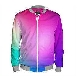 Бомбер мужской Colorful gradient, цвет: 3D-меланж