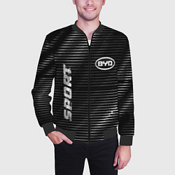 Бомбер мужской BYD sport metal, цвет: 3D-черный — фото 2