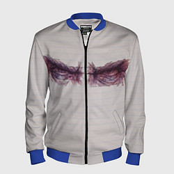 Мужской бомбер Рисунок глаз