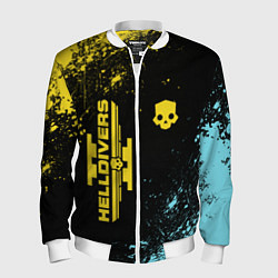 Мужской бомбер Helldivers 2: Skull Logo