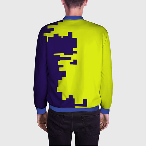 Мужской бомбер Barcelona fc sport club / 3D-Синий – фото 4