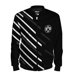 Бомбер мужской Borussia sport fc, цвет: 3D-черный