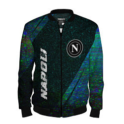 Мужской бомбер Napoli glitch blue
