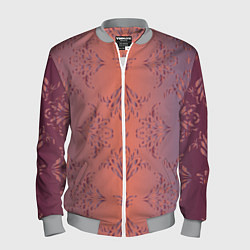 Бомбер мужской Векторные узоры, цвет: 3D-меланж