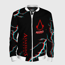 Бомбер мужской Assassins Creed strom, цвет: 3D-белый
