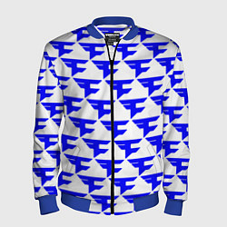Бомбер мужской FaZe Clan pattern team, цвет: 3D-синий