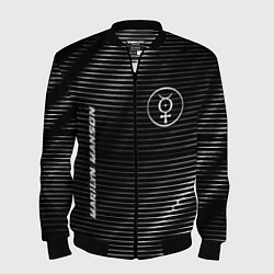 Мужской бомбер Marilyn Manson metal rock lines