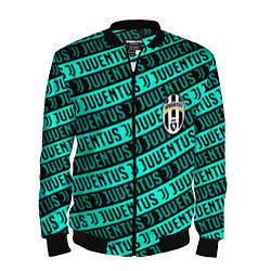 Мужской бомбер Juventus pattern logo steel