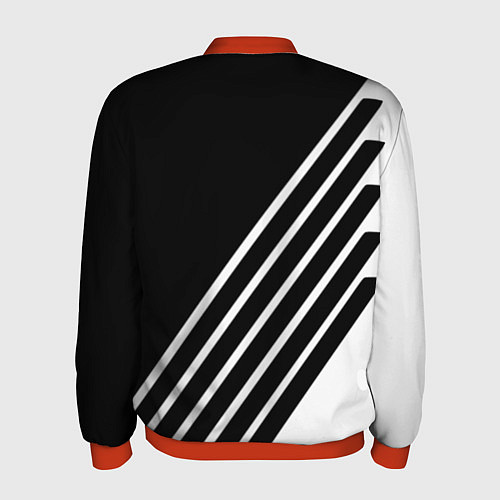 Мужской бомбер Liverpool sport fc geometry / 3D-Красный – фото 2