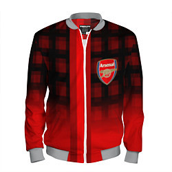 Бомбер мужской Arsenal fc sport geometry steel, цвет: 3D-меланж