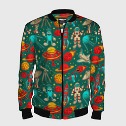 Мужской бомбер Космические персонажи