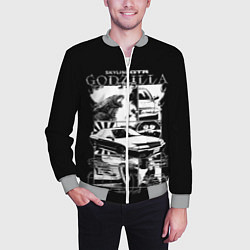 Бомбер мужской Skyline GTR Godzilla, цвет: 3D-меланж — фото 2