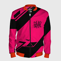 Бомбер мужской Dead by april geometry, цвет: 3D-красный
