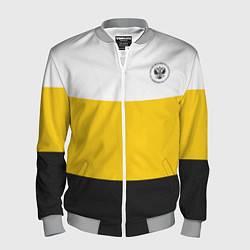 Мужской бомбер Сокрушу пред ним врагов его герб черный