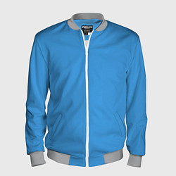 Бомбер мужской Эмоция печаль - синий, цвет: 3D-меланж