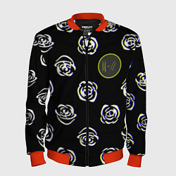 Бомбер мужской Twenty one pilots rose, цвет: 3D-красный