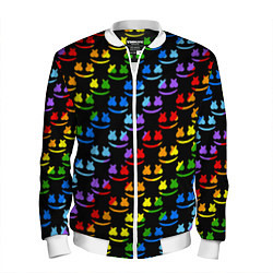 Мужской бомбер Marshmello pattern neon