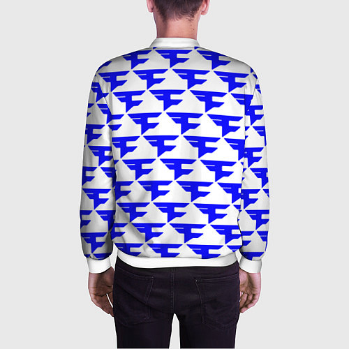 Мужской бомбер Faze clan team / 3D-Белый – фото 4