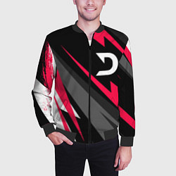 Бомбер мужской Deadlock graffity splash, цвет: 3D-черный — фото 2