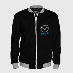 Бомбер мужской Mazda logo auto, цвет: 3D-меланж