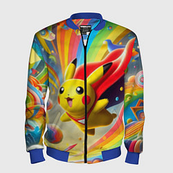 Мужской бомбер Super Pikachu - ai art fantasy