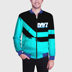 Бомбер мужской Dayz geometry, цвет: 3D-синий — фото 2