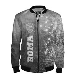 Бомбер мужской Roma - grey gradient по-вертикали, цвет: 3D-черный