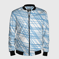Бомбер мужской Паутина проводов, цвет: 3D-черный