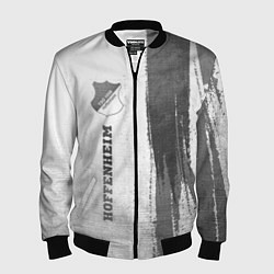 Бомбер мужской Hoffenheim - white gradient по-вертикали, цвет: 3D-черный