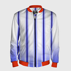 Бомбер мужской Striped suit, цвет: 3D-красный