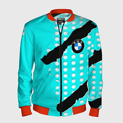 Бомбер мужской BMW sport краски, цвет: 3D-красный