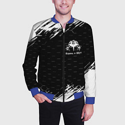 Бомбер мужской Король и шут краски броня, цвет: 3D-синий — фото 2