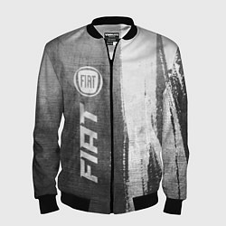 Бомбер мужской Fiat - grey gradient по-вертикали, цвет: 3D-черный