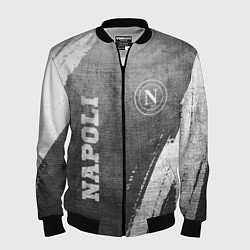 Бомбер мужской Napoli - grey gradient вертикально, цвет: 3D-черный