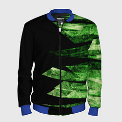 Бомбер мужской Color green black, цвет: 3D-синий