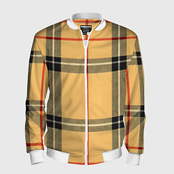 Мужской бомбер Классическая клеточка