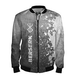 Бомбер мужской Berserk - grey gradient по-вертикали, цвет: 3D-черный