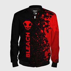 Мужской бомбер Bleach - red gradient по-вертикали