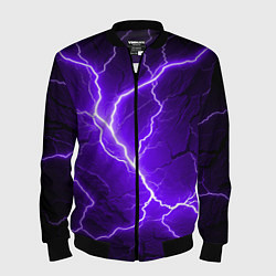 Бомбер мужской Color purple black, цвет: 3D-черный