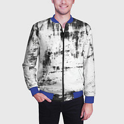Бомбер мужской Color black and white, цвет: 3D-синий — фото 2