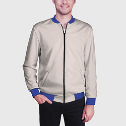 Бомбер мужской Светлый оттенок цвета года 2025 Пантон, цвет: 3D-синий — фото 2