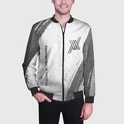 Бомбер мужской Darling in the FranXX - white gradient вертикально, цвет: 3D-черный — фото 2