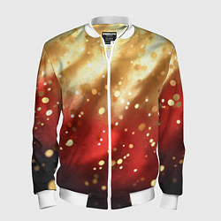 Мужской бомбер Волнистая текстура с блестками