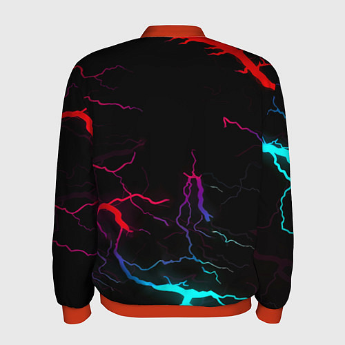 Мужской бомбер Real Madrid neon storm / 3D-Красный – фото 2