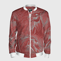 Мужской бомбер Черепа лошадей - эскиз