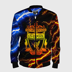 Бомбер мужской Liverpool storm, цвет: 3D-черный
