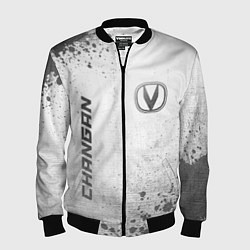 Бомбер мужской Changan - white gradient вертикально, цвет: 3D-черный