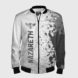 Мужской бомбер Nazareth - white gradient по-вертикали