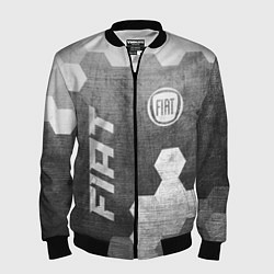 Бомбер мужской Fiat - grey gradient вертикально, цвет: 3D-черный