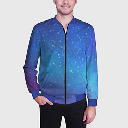 Бомбер мужской Ночное сияние, цвет: 3D-синий — фото 2